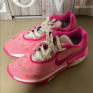 Nike Pink and White Women's Athletic Shoes